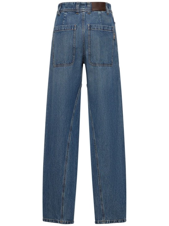 Brunello Cucinelli High rise cotton denim straight jeans 5 Brunello Cucinelli High rise cotton denim straight jeans