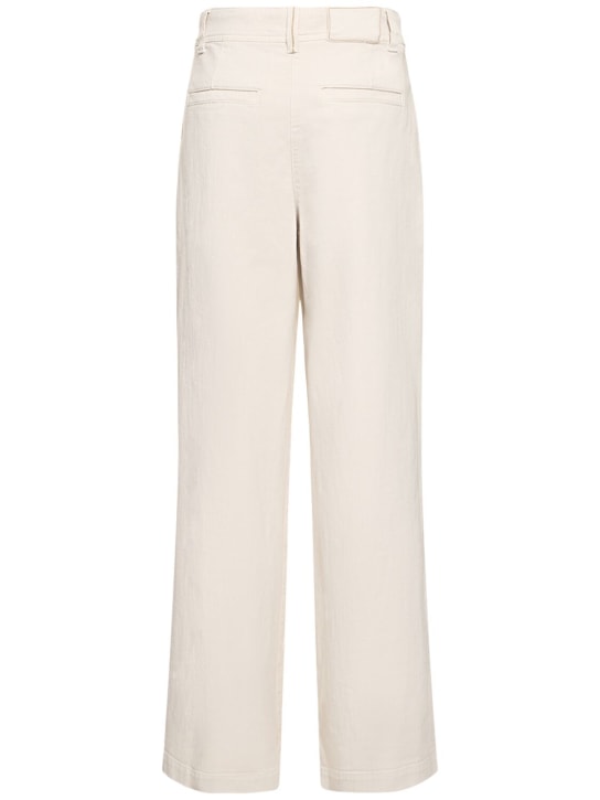 Brunello Cucinelli Wide stretch cotton drill pants 5 Brunello Cucinelli Wide stretch cotton drill pants