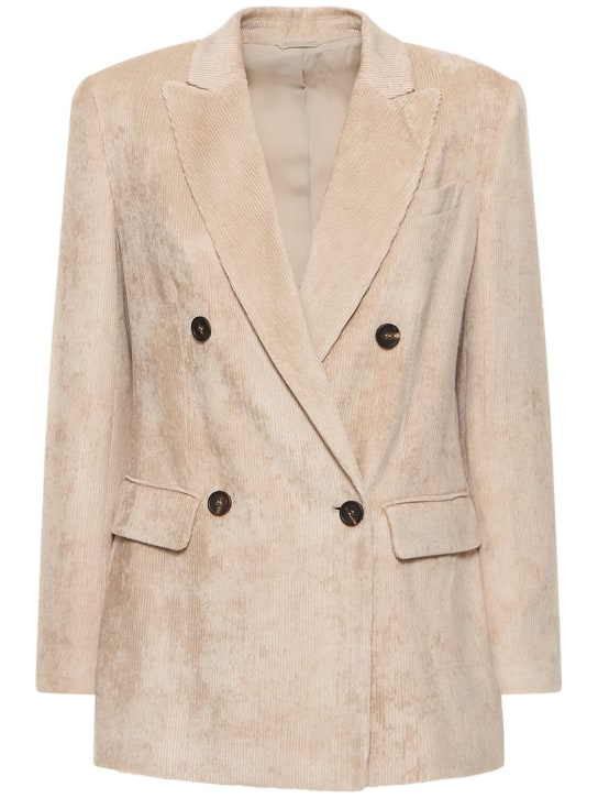 Brunello Cucinelli Fluid viscose corduroy jacket