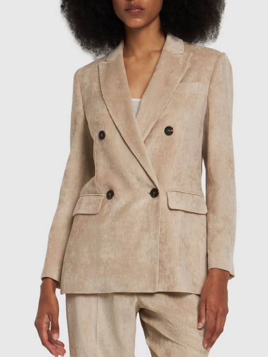 Brunello Cucinelli Fluid viscose corduroy jacket 3 Brunello Cucinelli Fluid viscose corduroy jacket