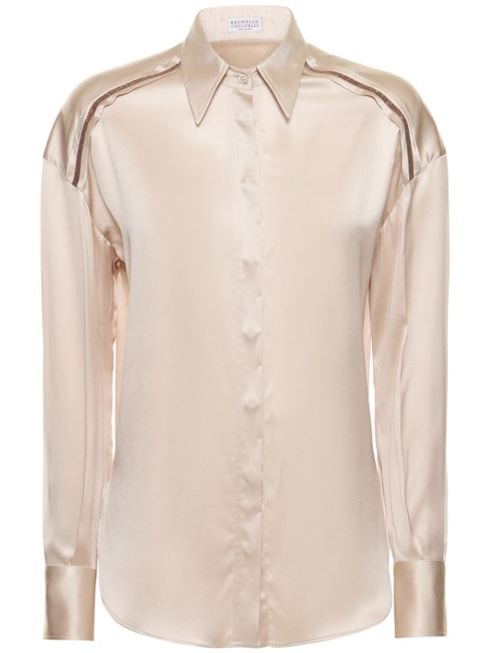 Brunello Cucinelli Stretch satin shirt