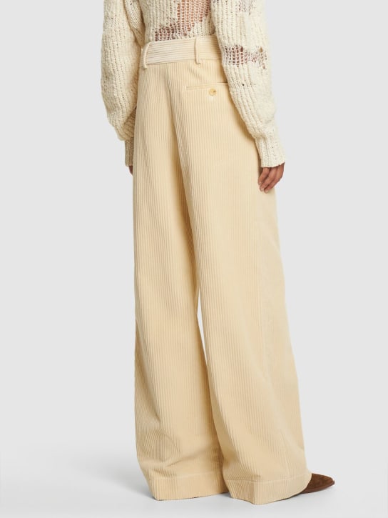 Etro Corduroy cotton mid rise wide pants 3 Etro Corduroy cotton mid rise wide pants