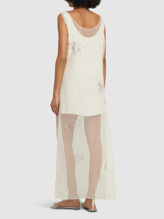 Rabanne Chiffon mousseline long dress 3 Rabanne Chiffon mousseline long dress