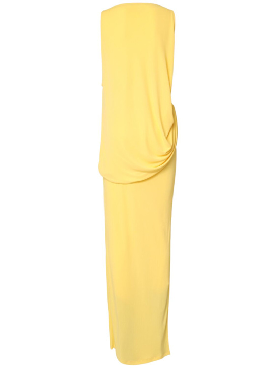 Jacquemus La Robe Peplo Longue draped long dress 4 Jacquemus La Robe Peplo Longue draped long dress