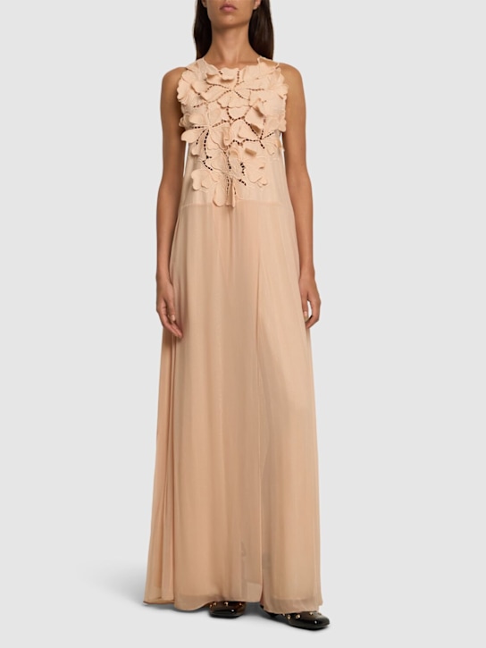 Forte_forte En fleur embroidered long dress