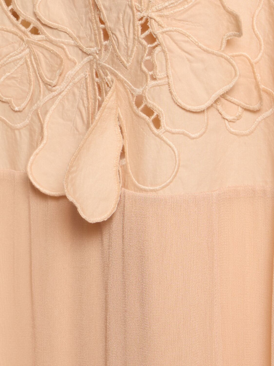 Forte_forte En fleur embroidered long dress