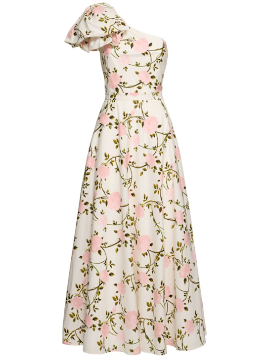 Giambattista Valli Printed poplin long dress