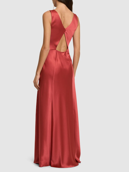 Alberta Ferretti Satin long dress 3 Alberta Ferretti Satin long dress