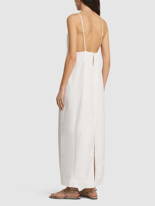Khaite Tulula silk slip dress