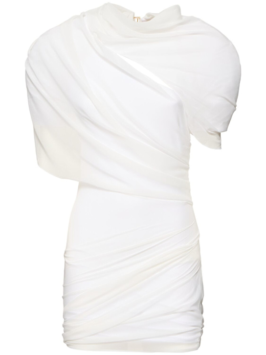 Jacquemus La Robe Castagna draped satin dress