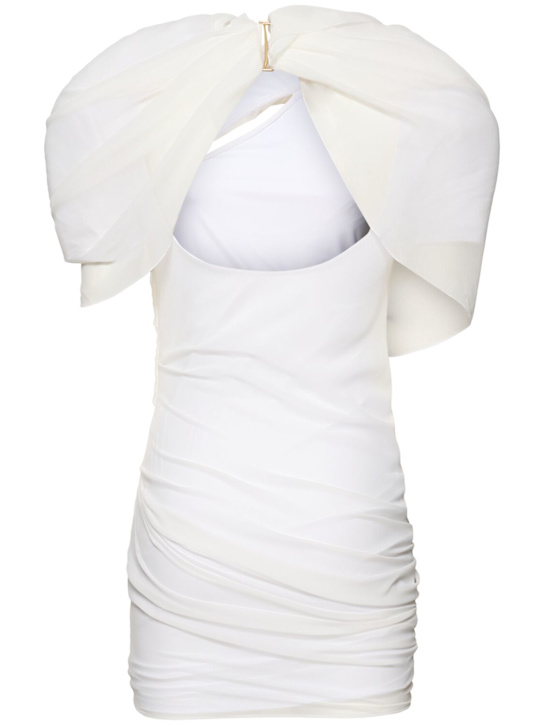 Jacquemus La Robe Castagna draped satin dress