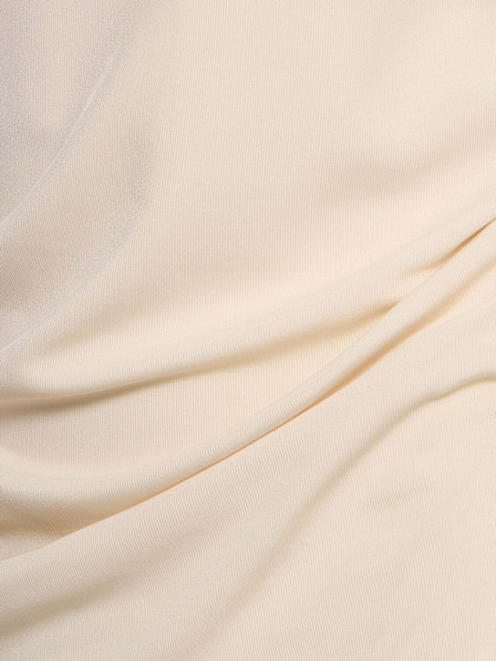 Aya Muse Draped viscose jersey top