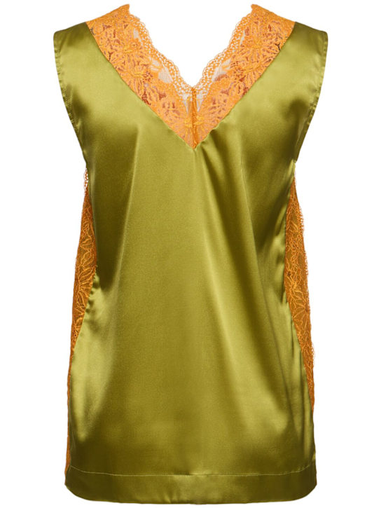 Dries Van Noten Shake stretch silk satin top 4 Dries Van Noten Shake stretch silk satin top