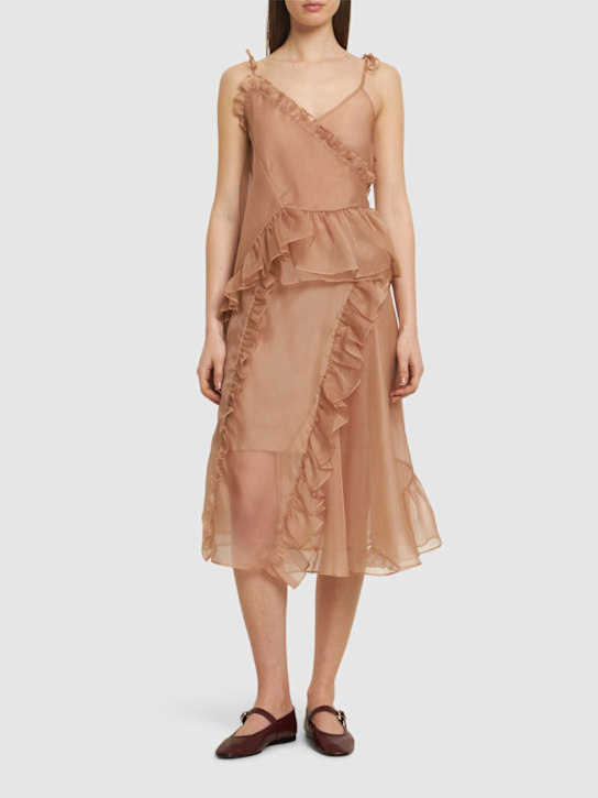 Cecilie Bahnsen Alessandra silk organza top