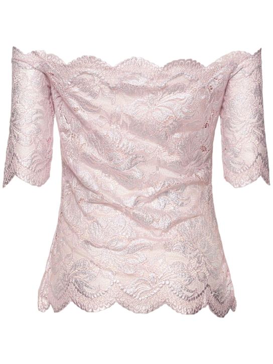 Rabanne Metallic lace off-the-shoulder top 4 Rabanne Metallic lace off-the-shoulder top
