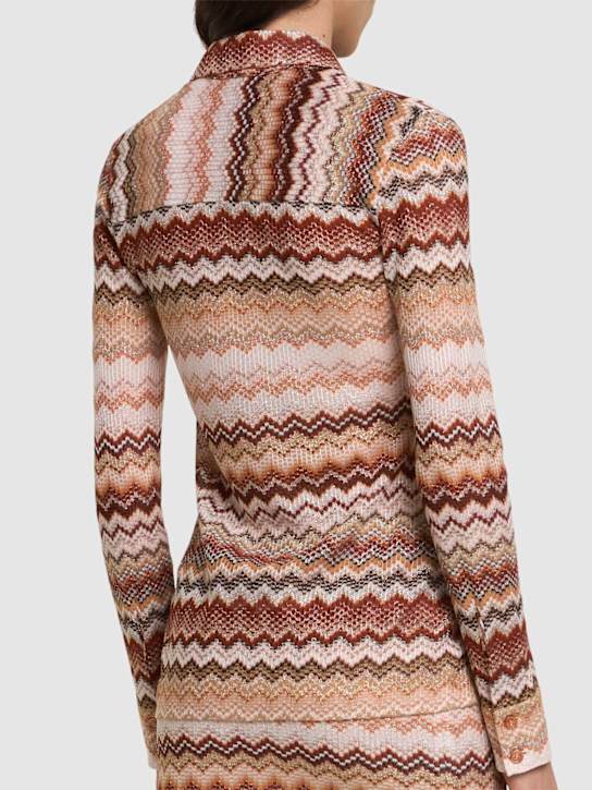 Missoni Chevron lurex long sleeve shirt 3 Missoni Chevron lurex long sleeve shirt