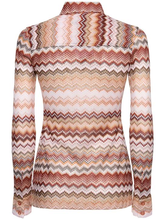 Missoni Chevron lurex long sleeve shirt 4 Missoni Chevron lurex long sleeve shirt