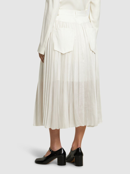 Sacai Denim mix midi skirt 3 Sacai Denim mix midi skirt