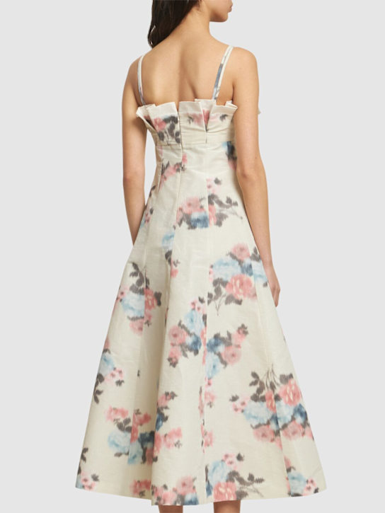 Philosophy Di Lorenzo Serafini Floral taffeta long dress 3 Philosophy Di Lorenzo Serafini Floral taffeta long dress