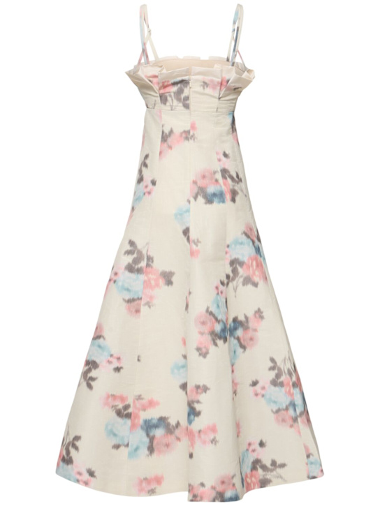 Philosophy Di Lorenzo Serafini Floral taffeta long dress 4 Philosophy Di Lorenzo Serafini Floral taffeta long dress