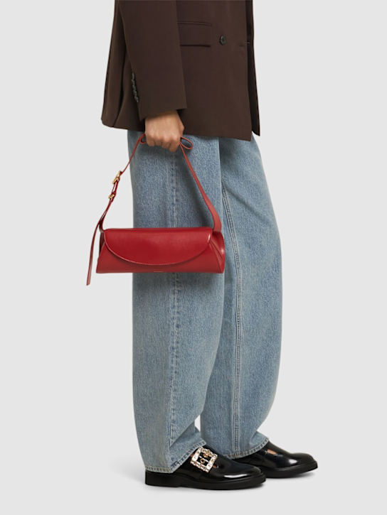 Roger Vivier 30mm Viv Rangers Strass leather mules