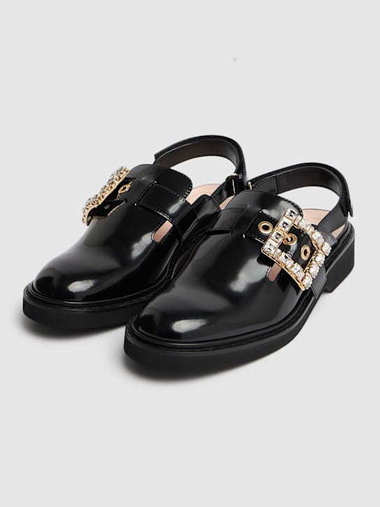 Roger Vivier 30mm Viv Rangers Strass leather mules 3 Roger Vivier 30mm Viv Rangers Strass leather mules