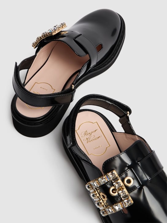 Roger Vivier 30mm Viv Rangers Strass leather mules 4 Roger Vivier 30mm Viv Rangers Strass leather mules