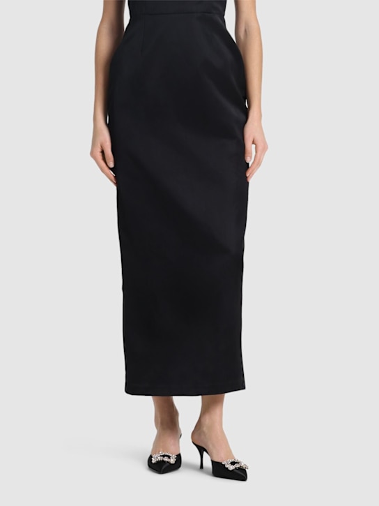 Roger Vivier 65mm Flower Strass satin mules