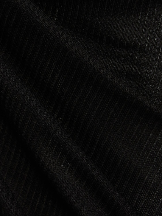 The Row Indira silk blend midi skirt