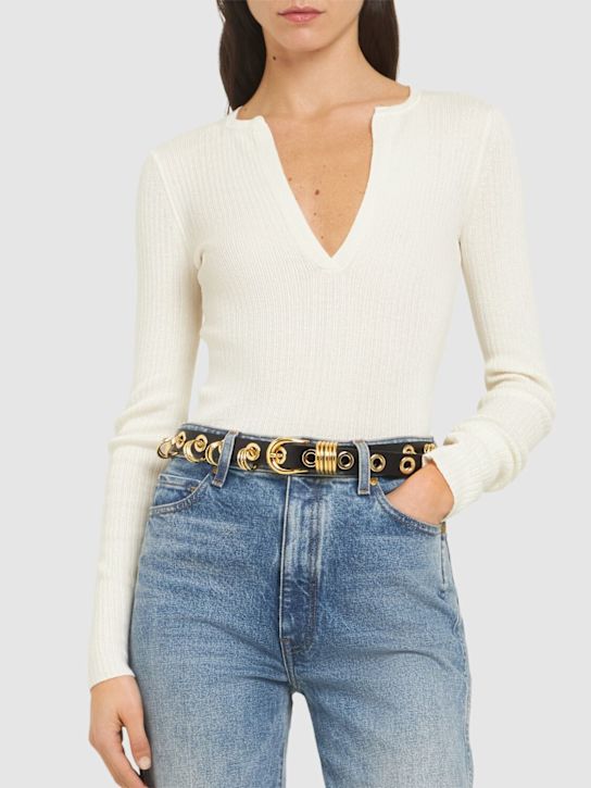 Déhanche Revenge leather belt