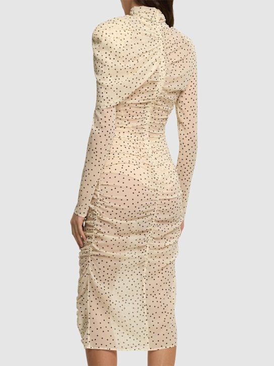 Magda Butrym Draped stretch silk midi dress 3 Magda Butrym Draped stretch silk midi dress