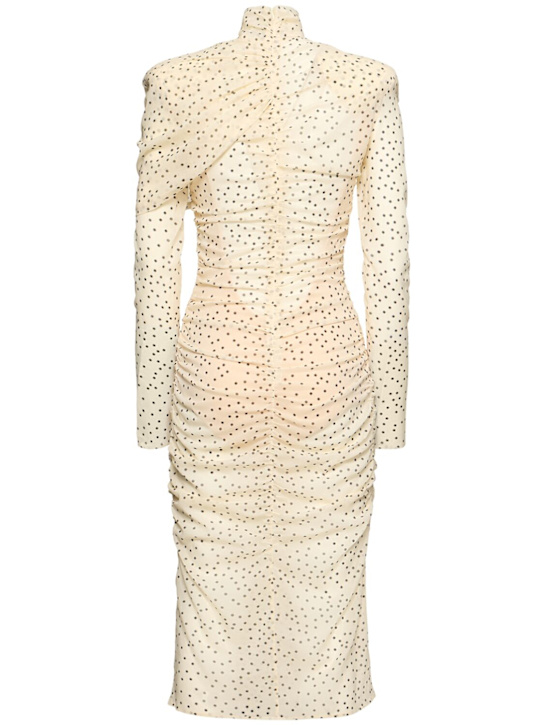 Magda Butrym Draped stretch silk midi dress 4 Magda Butrym Draped stretch silk midi dress