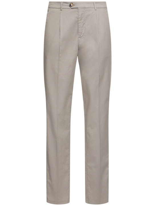 Brunello Cucinelli Dyed stretch cotton gabardine pants