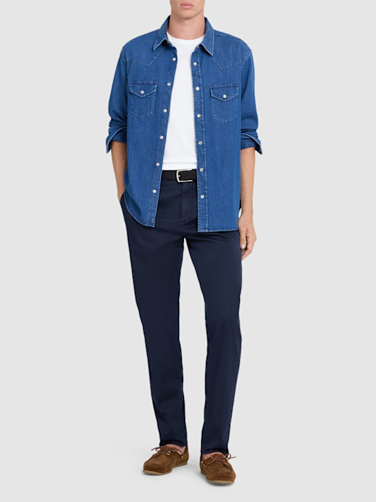 Brunello Cucinelli Dyed stretch cotton gabardine pants 12 Brunello Cucinelli Dyed stretch cotton gabardine pants