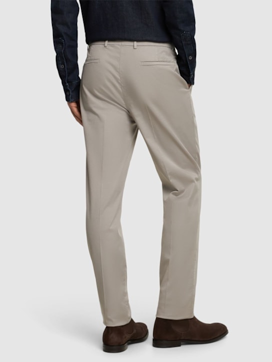 Brunello Cucinelli Dyed stretch cotton gabardine pants 3 Brunello Cucinelli Dyed stretch cotton gabardine pants