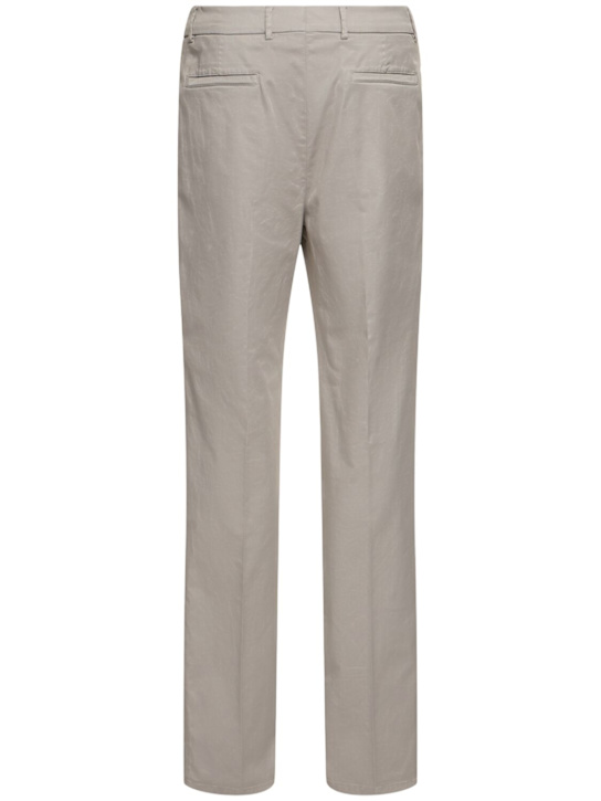Brunello Cucinelli Dyed stretch cotton gabardine pants 4 Brunello Cucinelli Dyed stretch cotton gabardine pants