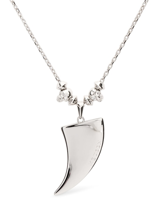 McQueen Tiger Claw brass necklace