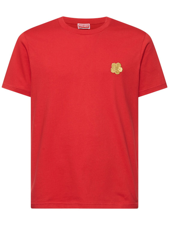 Kenzo Paris Boke Flower embroidered cotton t-shirt