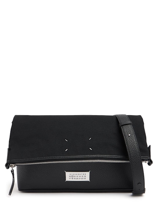 Maison Margiela Leather & canvas 5ac medium hobo bag