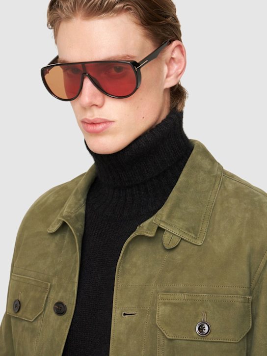 Tom Ford Achilles aviator plastic sunglasses 3 Tom Ford Achilles aviator plastic sunglasses