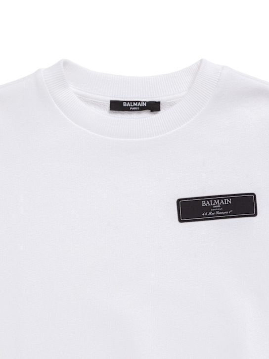 Balmain Cotton sweatshirt w/logo 5 Balmain Cotton sweatshirt w/logo