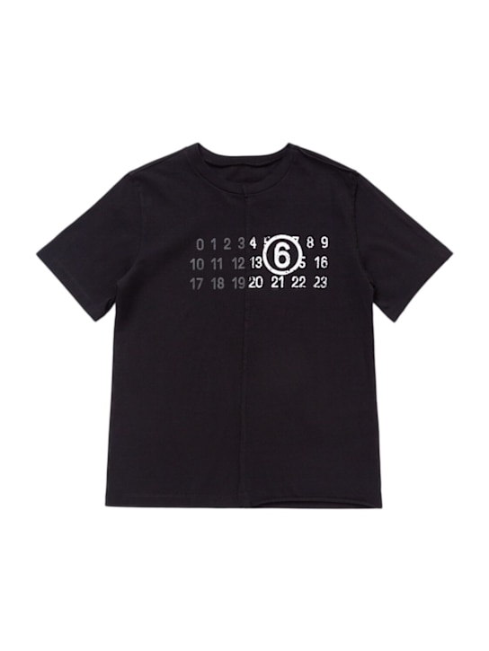 MM6 Maison Margiela Printed cotton jersey t-shirt