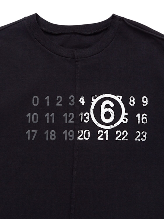 MM6 Maison Margiela Printed cotton jersey t-shirt