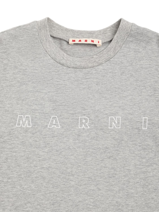 Marni Junior Printed cotton jersey t-shirt