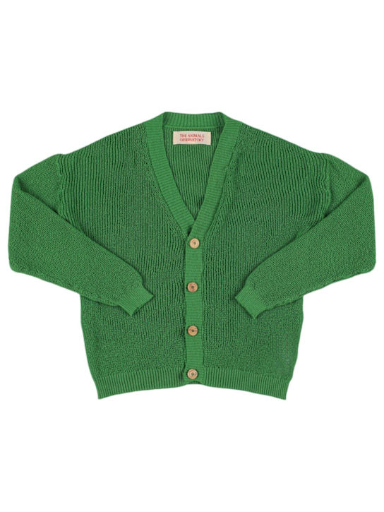 The Animals Observatory Cotton knit cardigan