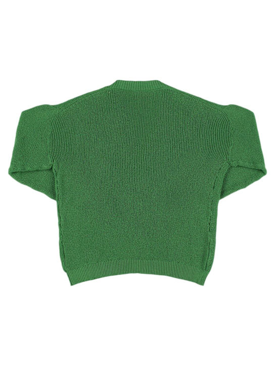 The Animals Observatory Cotton knit cardigan