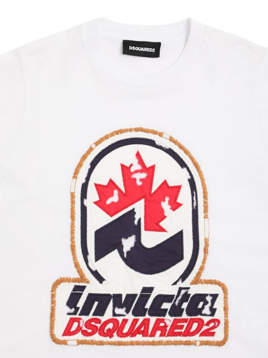 Dsquared2 Cotton jersey long sleeve t-shirt