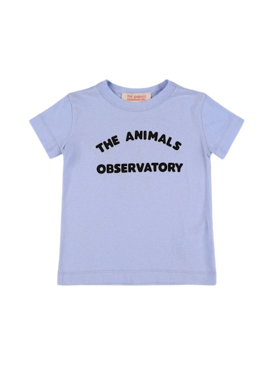 The Animals Observatory Printed cotton jersey t-shirt