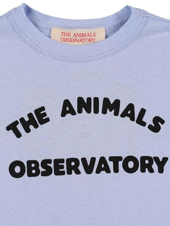 The Animals Observatory Printed cotton jersey t-shirt