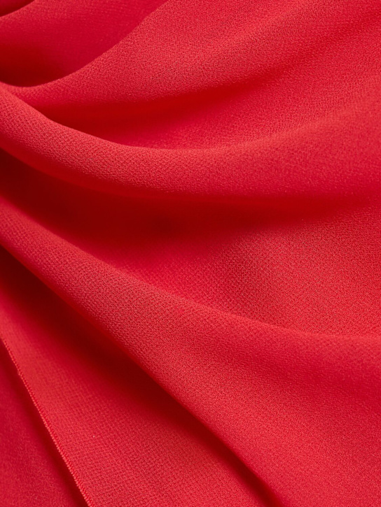 Jacquemus La Robe Castagna draped satin dress